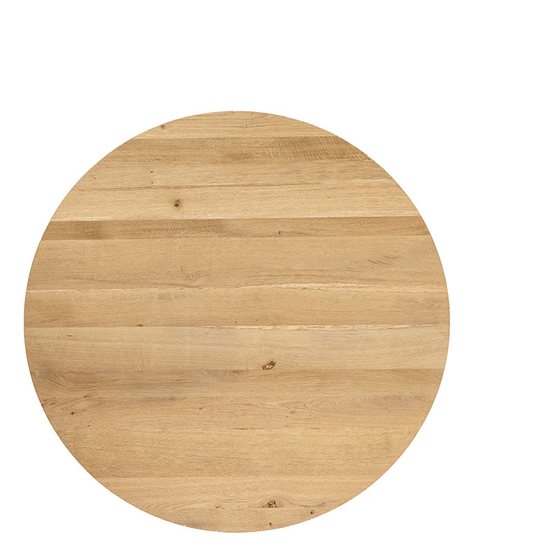 ATLANTA DINING TABLE TOP NATURAL OAK W130/D130/H3