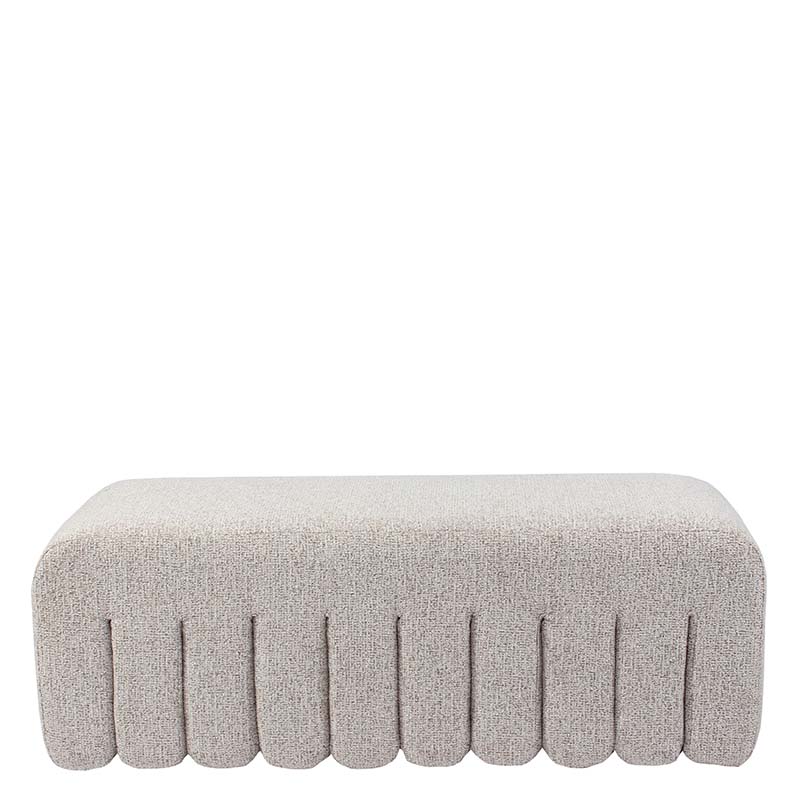 CISKE POUF MIX BOUCLE SAND L W123/D46/H45 cm