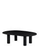 SHERIDON COFFEE TABLE BLACK W120/D80/H35