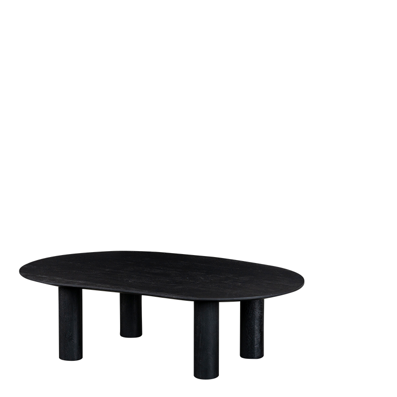 SHERIDON COFFEE TABLE BLACK W120/D80/H35