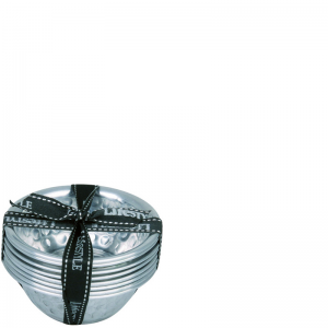 ALUMINIUM TEA LIGHT CUP S/8