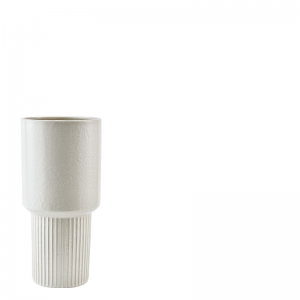 BETTY VASE STRIPE CRÈME S