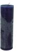 RONALD CANDLE 7X25 DARK BLUE