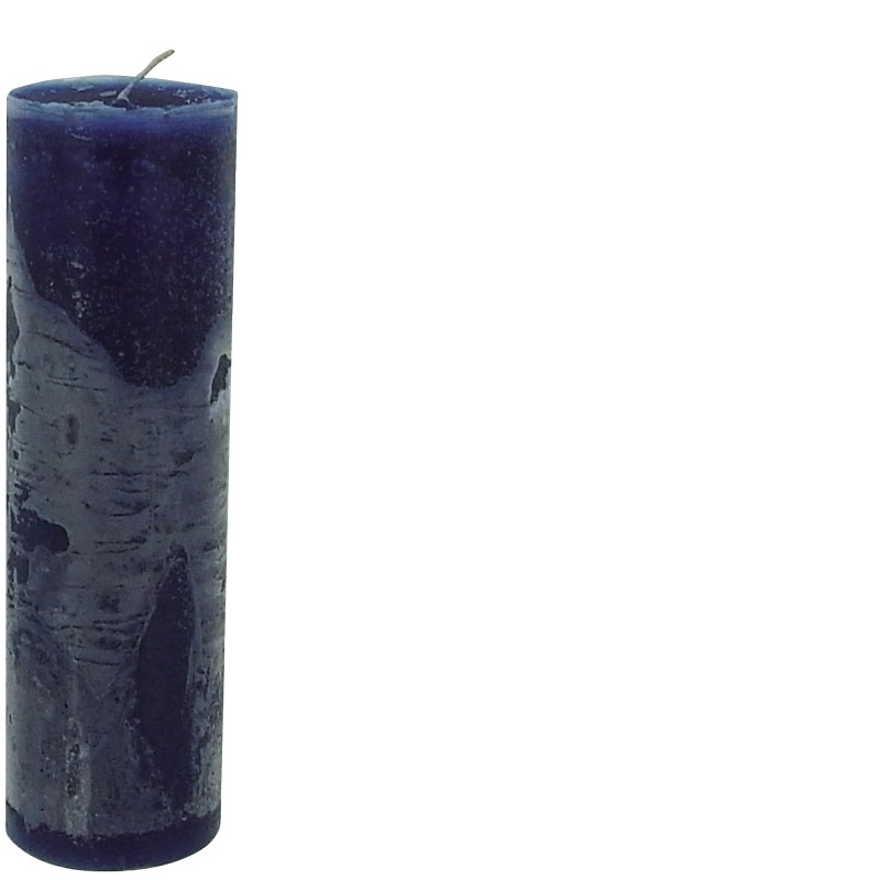 RONALD CANDLE 7X25 DARK BLUE