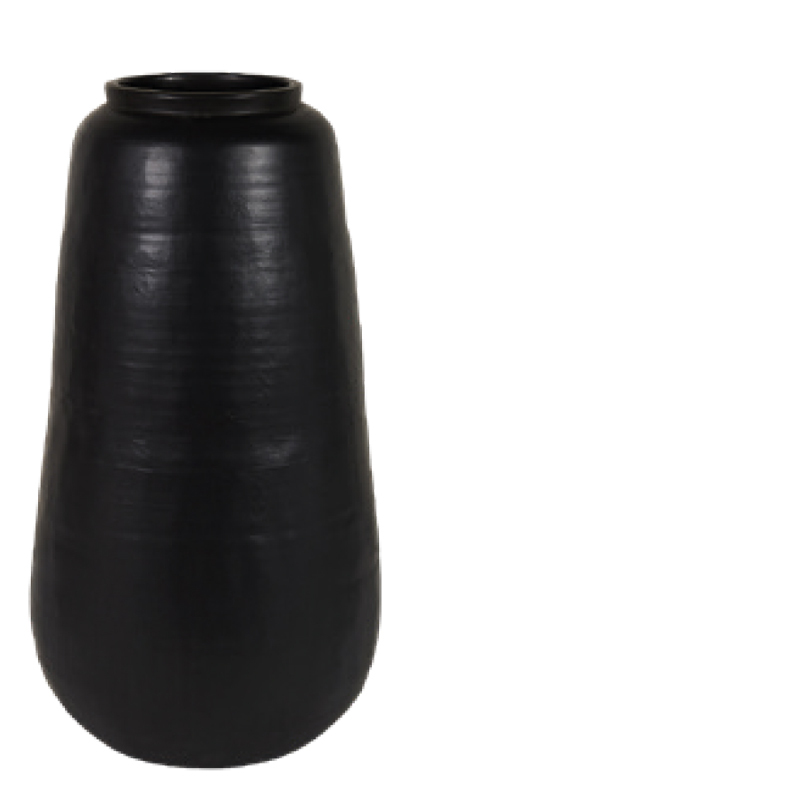 ZANTA VASE BLACK