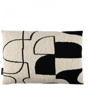GISELLE PILLOW BLACK 60X40CM