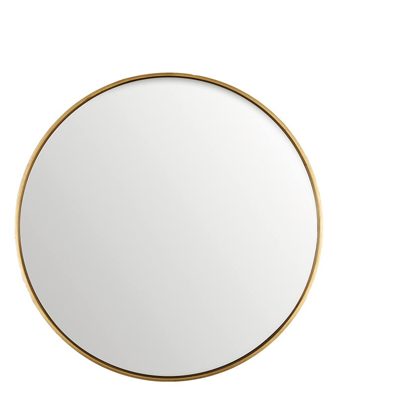 ANTIQUE GOLD MIRROR ROUND 100CM