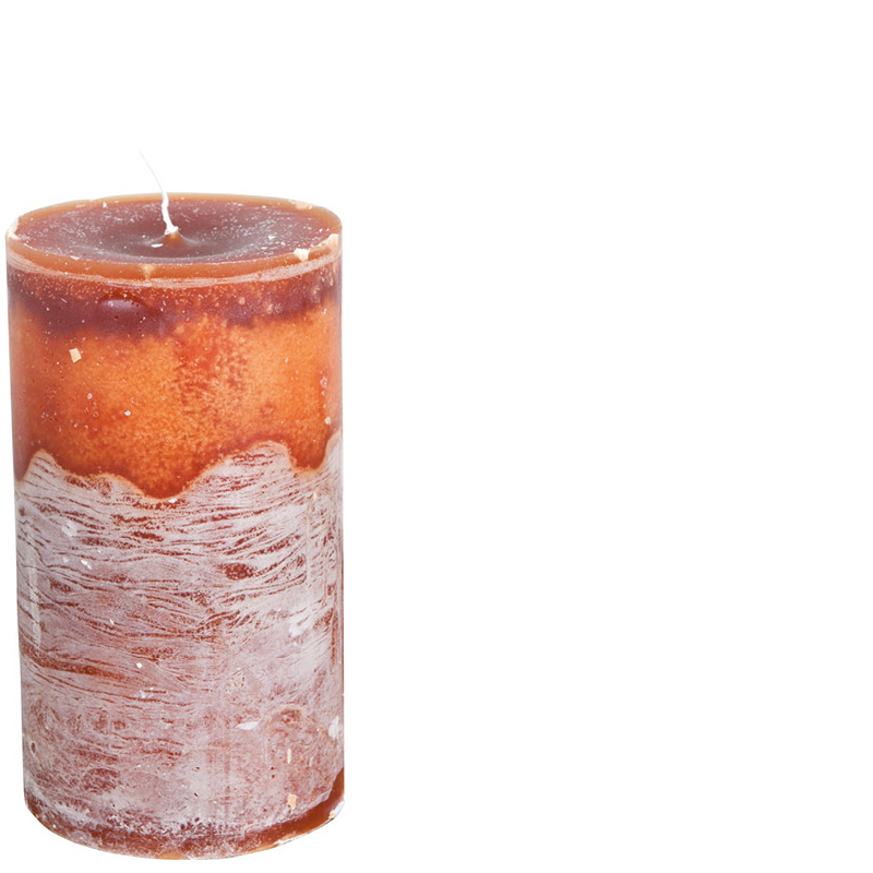 MICHEL CANDLE Ø10X20 AMBERWAVEORANG