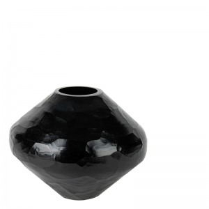 LEWES OVAL VASE BLACK M