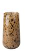 PRESTON VASE WARM TAUPE BLACK SPOTS
