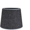OXFORD COTTON SHADE ROUND DARK GREY Å29X23
