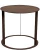 RUSTY COFFEE TABLE METAL Ø-60/H-55