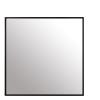 NASHVILLE MIRROR BLACK W100/D5/H100