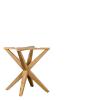 ATLANTA DINING TABLE LEG NATURAL OAK W78/D78/H73