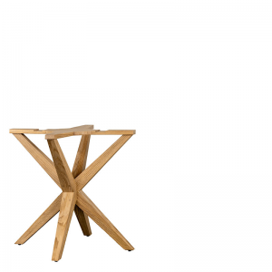 ATLANTA DINING TABLE LEG NATURAL OAK W78/D78/H73