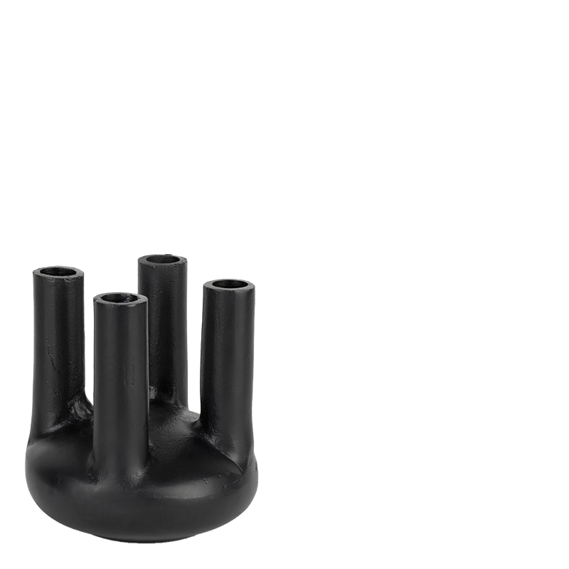 IONA CANDLE HOLDER BLACK