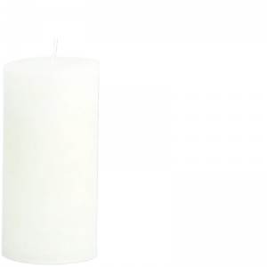 MICHEL CANDLE WHITE Ø10X20