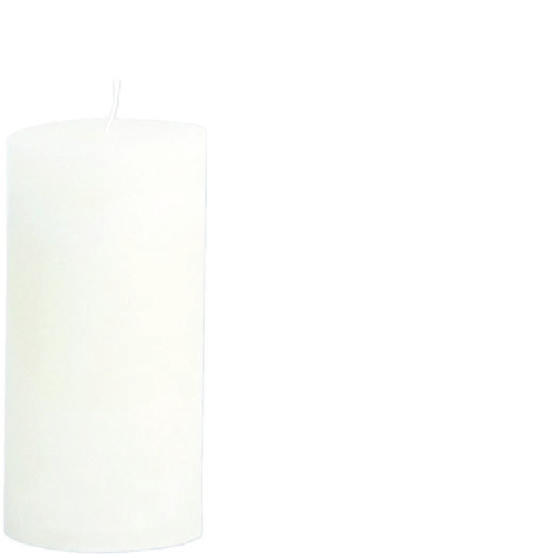 MICHEL CANDLE WHITE Ø10X20