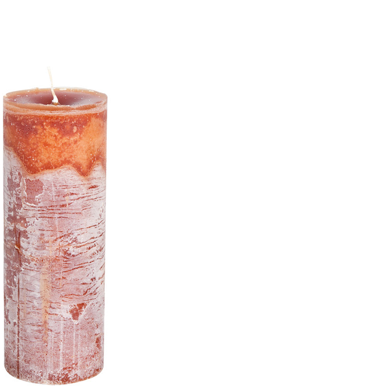 BERNARD CANDLE Ø7X20 AMBERWAVEORANG