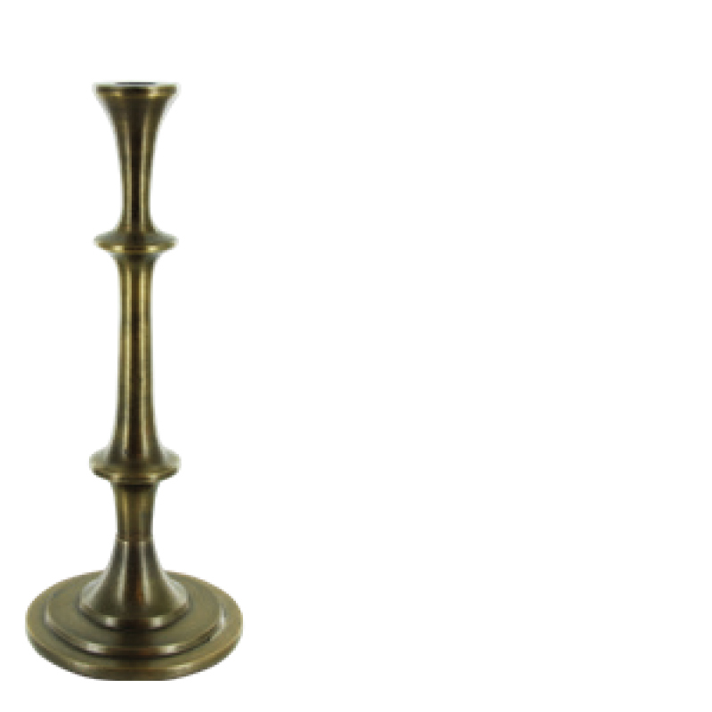 LARRY CANDLE HOLDER BRASS M