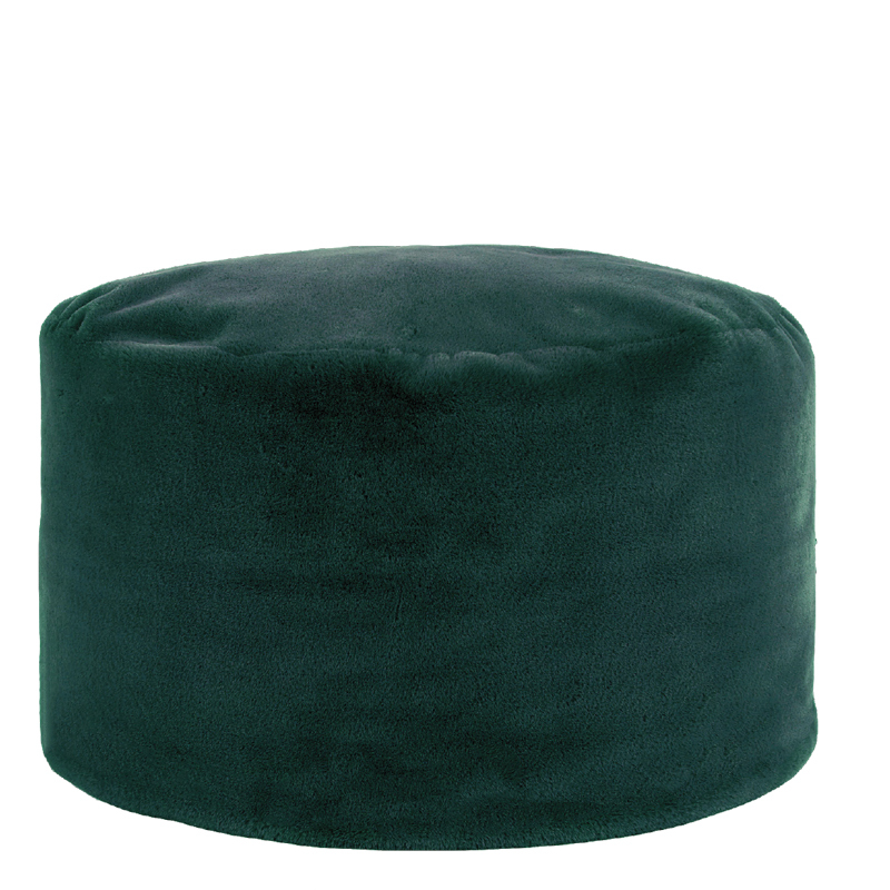 LYALL FUR POUF GREEN