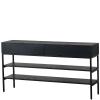 DAWSON SIDE TABLE BLACK W145/D35/H78