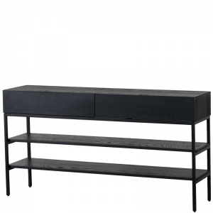 DAWSON SIDE TABLE BLACK W145/D35/H78