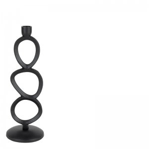 LELY CANDLE HOLDER BLACK