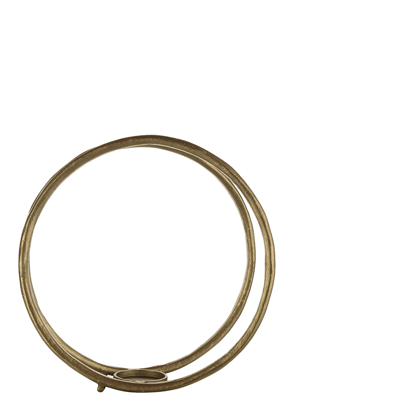 RING CANDLE HOLDER GOLD S