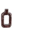 RED MARBLE CANDLE HOLDER OPEN M