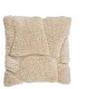 MACKENZIE PATCH PILLOW BEIGE L50/W50