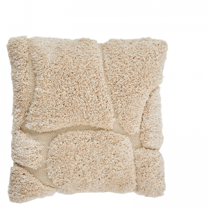 MACKENZIE PATCH PILLOW BEIGE L50/W50