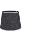 OXFORD COTTON SHADE ROUND DARK GREY Å23X18