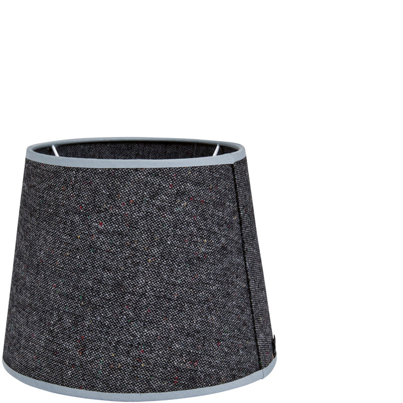 OXFORD COTTON SHADE ROUND DARK GREY Å23X18