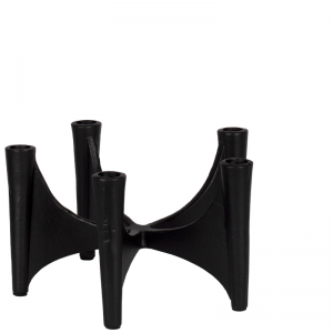 CLEONA CANDLE HOLDER BLACK