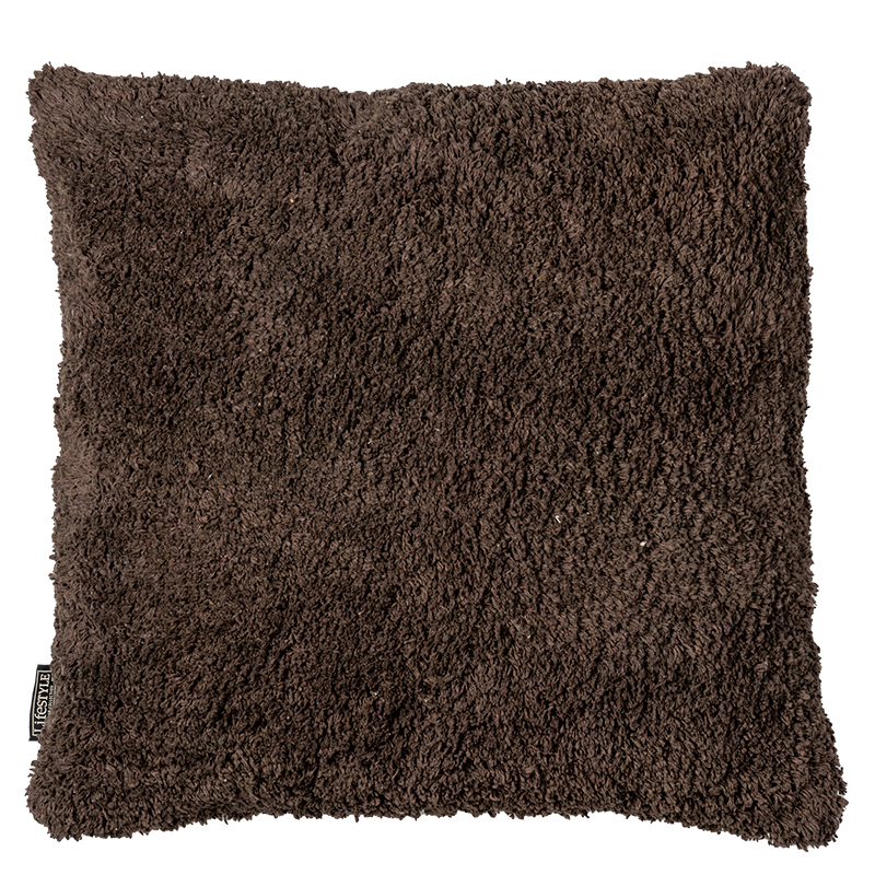 PASCAL PILLOW DARK BROWN 50x50cm