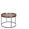 NORTHLAND COFFEE TABLE ANT.GOLD S Ø-50/H-40