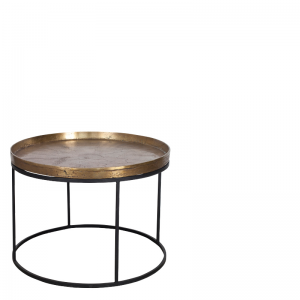 NORTHLAND COFFEE TABLE ANT.GOLD S Ø-50/H-40