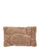 KARLIE PATCH PILLOW BROWN L30/W50