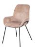 LIVINGSTON DINING CHAIR AQUILA LIVER W59/D68/H84