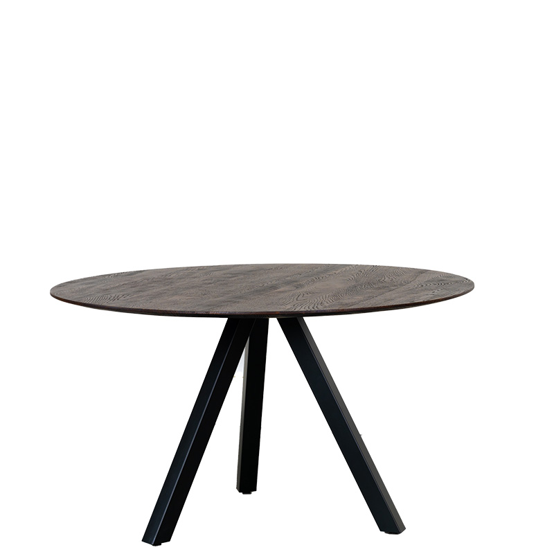 ATLANTA DINING TABLE ROUND WALNUT W130/D130/H76
