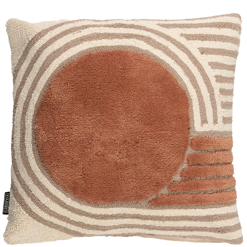 LEOTI PILLOW WARM RED 50x50