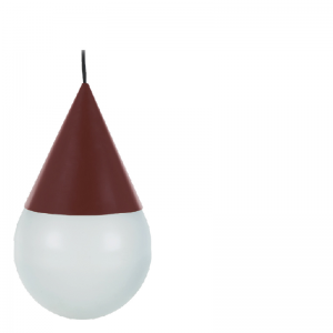 ELOS HANGING LAMP DEEP RED