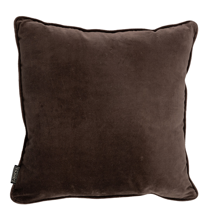 FAYE PILLOW CHOCOLATE BROWN 50X50CM