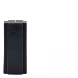 CANDLE CROSS SHAPED BLACK S DECO ONLY!