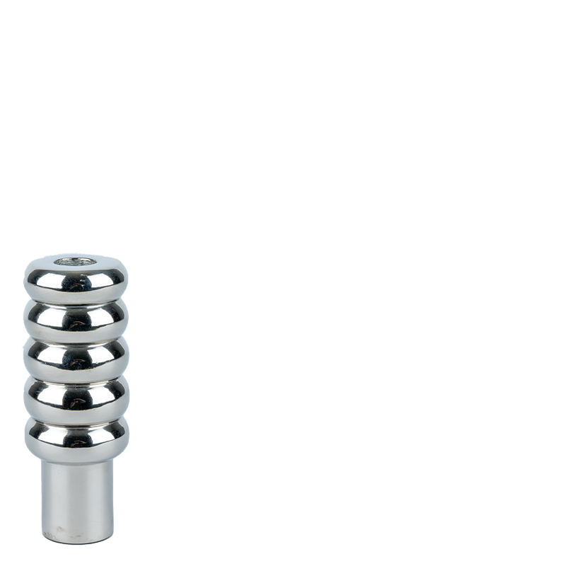 MARA CANDLE HOLDER CHROME MULTI 6X6X15