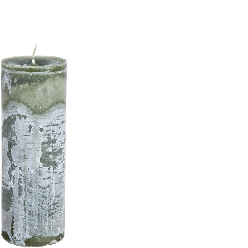 BERNARD CANDLE Ø7X20 MOSSGREEN