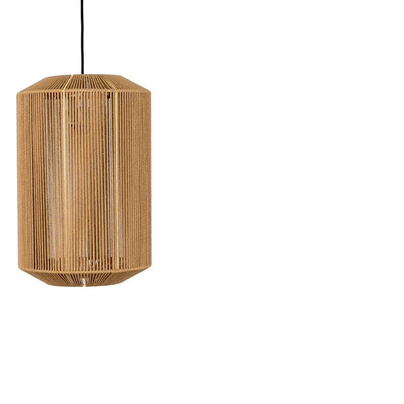 MAARTJE HANGING LAMP NATURAL M 28X28X43CM
