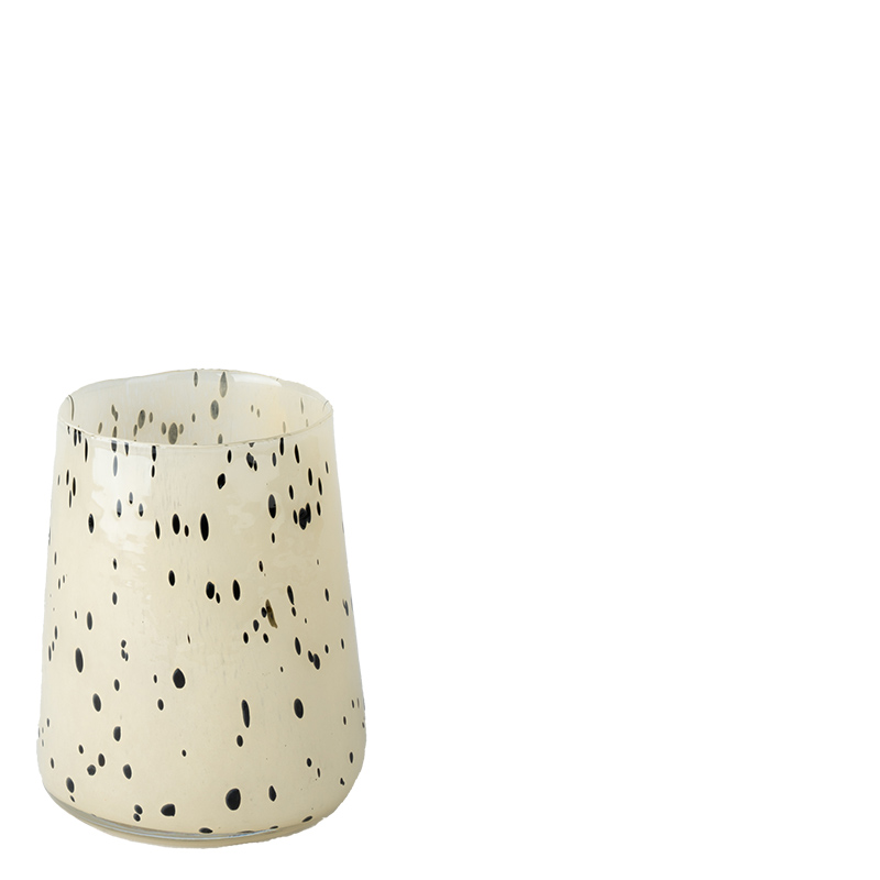 PRESTON VASE GOLDEN FLEECE BLACK SPOTS