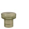 IRWIN GLASS COFFEE TABLE GREEN 39X39X34.5